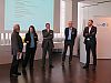 Podiumsdiskussion: Theodor Zillner, bmvit; Monika I. Kisser, Technisches Büro für technische Chemie; Thomas Bürgler, voestalpine und K1-MET; Klaus Rissbacher, Plansee SE; Robert Hermann, Montanuniversität Leoben (Quelle: Karin Granzer-Sudra/ÖGUT)