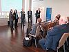 Podiumsdiskussion: Theodor Zillner, bmvit; Monika I. Kisser, Technisches Büro für technische Chemie; Thomas Bürgler, voestalpine und K1-MET; Klaus Rissbacher, Plansee SE; Robert Hermann, Montanuniversität Leoben (Quelle: Karin Granzer-Sudra/ÖGUT)