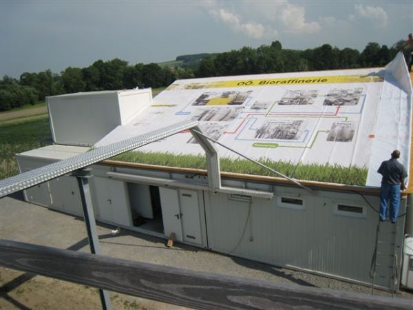 Außenansicht der Grünen Bioraffinerie 