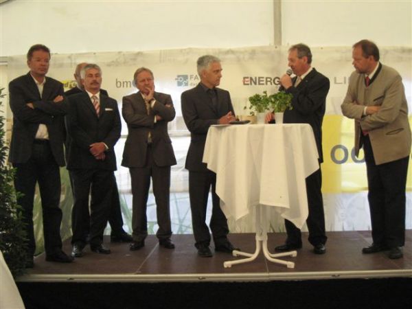 Pressekonferenz zur Eröffnung der Grünen Bioraffinerie 